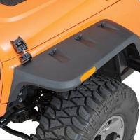 Jeep Wrangler Jk 2007-2017 Için Uyumlu Yedek Parça Hurricane Camurluk Kabartma Seti (Dodik) (Ledli)