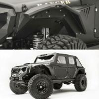 Jeep Wrangler Jk 2007-2017 İçin Uyumlu Yedek Parça Panjur- Dizayn-B
