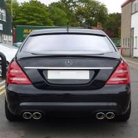 Mercedes W221 Uyumlu Yedek Parça AMG Spoiler Boyasız Plastik