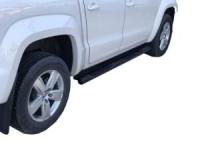 Isuzu D-Max 2012-2017 Off Road Uyumlu Yedek Parça Yan Basamak (Dragos Plus) Siyah AQM4WD PTT02