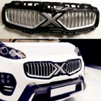 Kia Sportage 2015-2018 Uyumlu Yedek Parça OEM Ön Izgara - Gümüş
