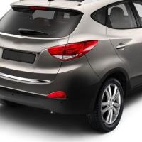 Hyundai İx35 2010-2015 Uyumlu Yedek Parça Krom Bagaj Alt Çıtası
