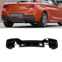 Bmw 1 Serisi F20 2015-2018 Uyumlu Yedek Parça LCI MT Tampon İçin Çift Çıkış Difüzör (Tekli Çıkış)