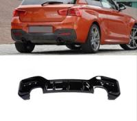 Bmw 1 Serisi F20 2015-2018 Uyumlu Yedek Parça LCI MT Tampon İçin Çift Çıkış Difüzör (İkili Çıkış)