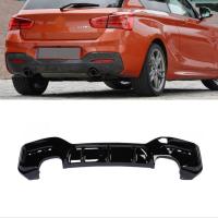 Bmw 1 Serisi F20 2015-2018 Uyumlu Yedek Parça LCI MT Tampon İçin Çift Çıkış Difüzör (İkili Çıkış)
