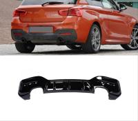 Bmw 1 Serisi F20 2015-2018 Uyumlu Yedek Parça LCI MT Tampon İçin Çift Çıkış Difüzör (İkili Çıkış)