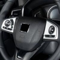 Honda Uyumlu Yedek Parça Civic FC5 2016-2020 İçin Uyumlu DIireksiyon Kaplaması 2 Parça - Silver