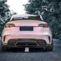 TESLA Model Y 2021+ Uyumlu Yedek Parça Turbo Spoiler (Parlak Siyah)