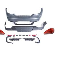 Panamera 2011-2013 İçin Uyumlu Arka Tampon + Stop Facelift