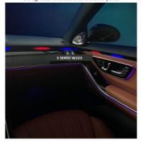 Mercedes S W223 2021+ Uyumlu Yedek Parça 64 Renk İç Ambiyans (Orijinal Trimleri ve Yürüyebilen Led)