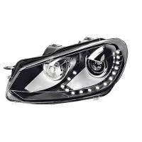 Volkswagen Golf 6 2008-2013 Uyumlu Yedek Parça R Far 15 Led Tek Mercek