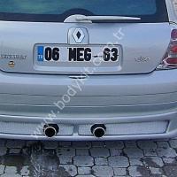 Renault Clio 2 Uyumlu Yedek Parça Hb Arka Tampon Eki