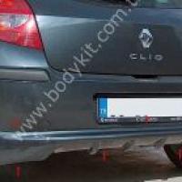 Renault Clio 3 Uyumlu Yedek Parça Arka Tampon Eki