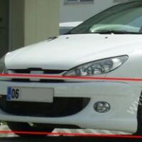 Peugeot 206 Uyumlu Yedek Parça Dimma Ön Tampon