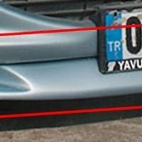 Peugeot 206 Uyumlu Yedek Parça Ön Tampon Eki