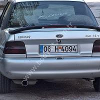 Ford Escord Uyumlu Yedek Parça Sedan Işıklı Spoier