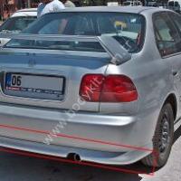 Honda Civic Uyumlu Yedek Parça 1 Arka Tampon Eki