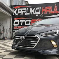 Hyundai Elantra Uyumlu Yedek Parça Ön Tampon Eki 3 Parça