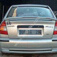 Hyundai Accent Uyumlu Yedek Parça Milenyum Işıklı Spoiler