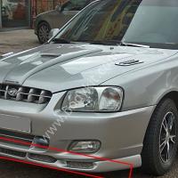 Hyundai Accent Uyumlu Yedek Parça Milenyum Ön Tampon Eki