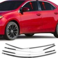 Toyota Corolla 2013-2018 Uyumlu Yedek Parça Cam Üst Çıtası Krom