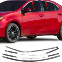 Toyota Corolla 2013-2018 Uyumlu Yedek Parça Cam Üst Çıtası Krom