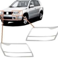 Suzuki Grand Vitara Uyumlu 2007-2012 Far Çerçevesi Abs Krom