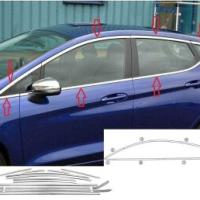 Ford Fiesta Uyumlu Yedek Parça 2009-2017 Cam Çıtası Krom