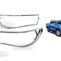 Toyota Hilux 2016+ Uyumlu Yedek Parça Far Çerçevesi ABS Krom
