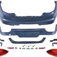 Porsche Panamera (970.1) 2010-2013 Uyumlu 2014-2016 (970.2) Dönüşüm Arka Tampon Seti + Stop Takımı