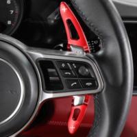 Panamera 2017+/Macan 2014+/Cayanne 2015+ / 718 2016+ / 911 2016+ İçin Uyumlu Paddle Shift - Kırmızı