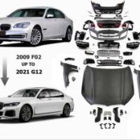 F01 7 Serisi İçin G12 Uyumlu Yedek Parça Facelift Body Kit (makyajsız kasa için)