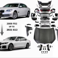 F01 7 Serisi İçin G12 Uyumlu Yedek Parça Facelift Body Kit (makyajsız kasa için)