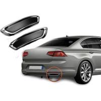 Volkswagen Passat B8 ( 2015-2018 ) Uyumlu Yedek Parça Krom Egzoz Görünümlü Difüzör Paslanmaz Çelik