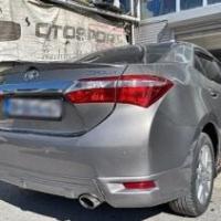 Toyota Corolla Uyumlu Yedek Parça Arka Tampon Eki 3 Parça