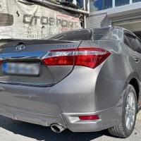 Toyota Corolla Uyumlu Yedek Parça Arka Tampon Eki 3 Parça