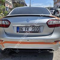 Renault Fluence Uyumlu Yedek Parça İnce Bagaj Spoiler