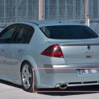 Renault Megane 2 Sedan Uyumlu Yedek Parça Arka Tampon Eki