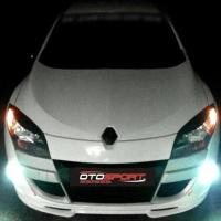 Renault Megane 3 HB Uyumlu Yedek Parça Delikli Ön Tampon Eki
