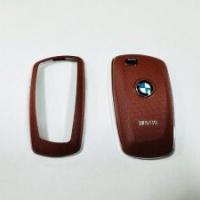 Bmw F10 ve F30 Uyumlu Yedek Parça Şık Tasarım Anahtarlık Kumanda Kabı Kahverengi