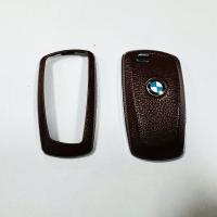 Bmw F10 ve F30 Uyumlu Yedek Parça Şık Tasarım Anahtarlık Kumanda Kabı Koyu Kahverengi