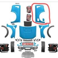 Ford Ranger F150 Gen2 Sağ Arka Çamurluk Plastik Depo Kapağı Dahildir