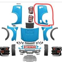 Ford Ranger F150 Gen2 Sağ Arka Çamurluk Plastik Depo Kapağı Dahildir