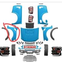 Ford Ranger F150 Gen2 Sağ Ön Çamurluk Plastik