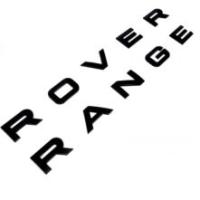 Range Rover Uyumlu Yedek Parça Bagaj Yazısı Siyah