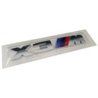 Bmw X3 Uyumlu Yedek Parça M Krom Oem Bagaj Logosu (AL-3)