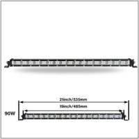 TURUNCU BEYAZ ÇAKARLI LED BAR 3 SIRA 540 W 105 CM