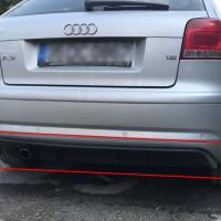Audi A3 8P 2003-2008 Tek Kapı Difüzör