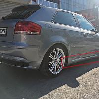 Audi A3 8P 2003-2008 Vorteks Tek Kapı Marşpiyel