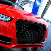 Audi A4 2012-2015 İçin Uyumlu Panjur RS4 Siyah